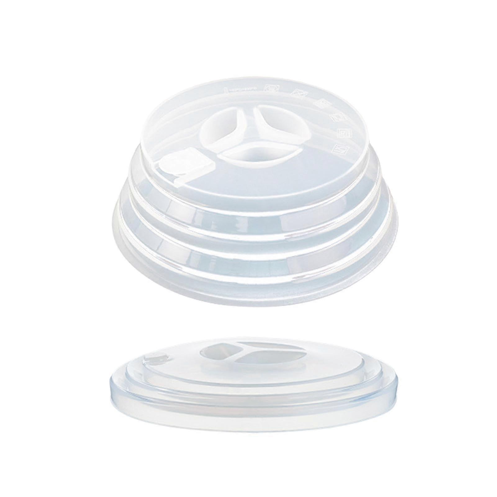 Foldable Splatter Guard Lid, Microwave Cover, Dishwasher Safe, Silicone
