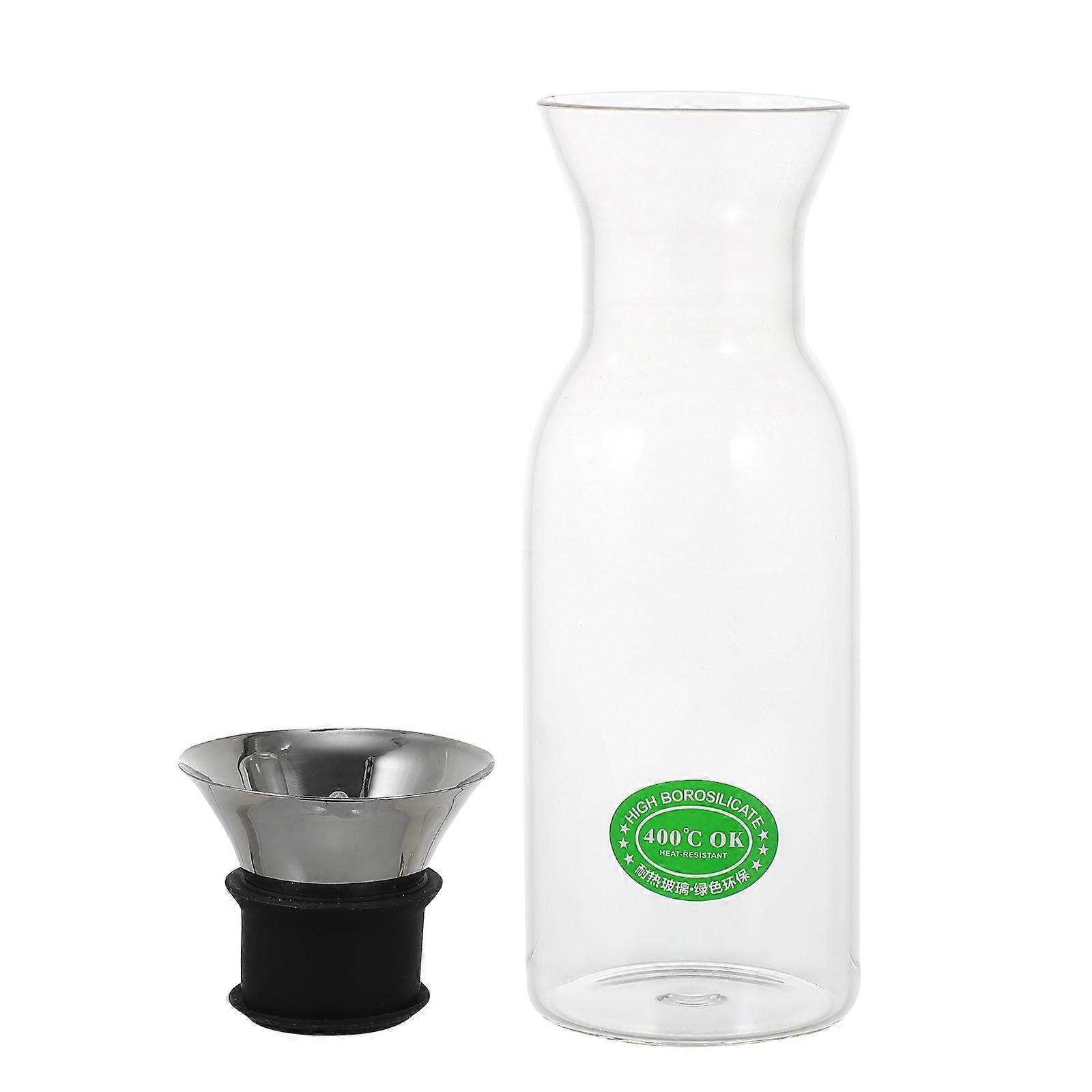 Hot Cold Water Pitcher Carafe Jug Serving Water Beverage Container for Family Use with 1Pack