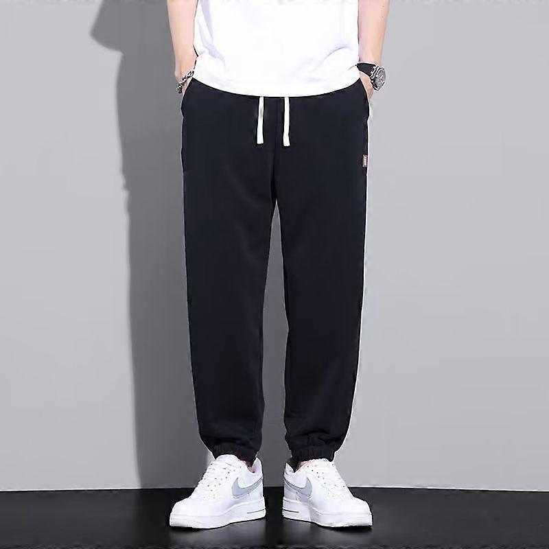 Casual Pants, Men's Sweatpants, Summer Thin, Simple And Loose, Fat-Fit And Oversized, Spring And Autumn Tight-Fitting Sports Pants