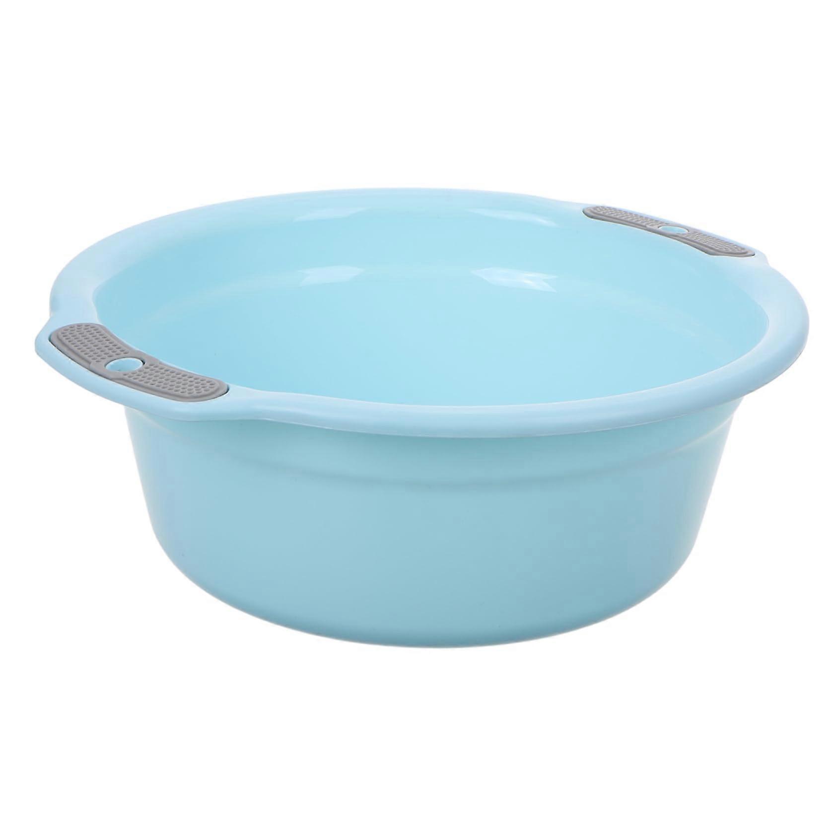 Plastic Washbasin Thickened Material for Foot Baths, Versatile Household Use, Durable, Easy to Clean, Space-Saving Design
