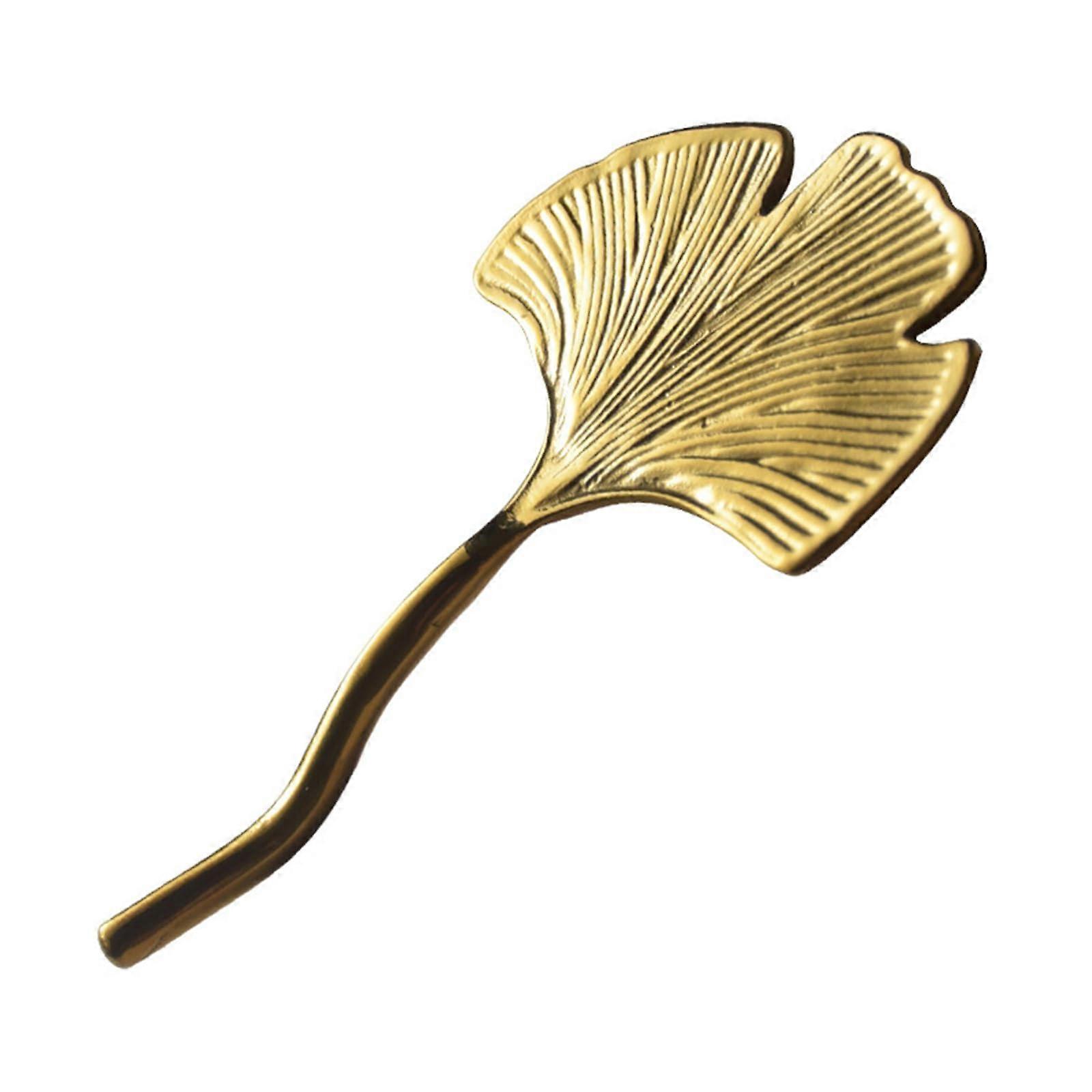 Ginkgo leafshaped stainless steel chopsticks chopstick rest refined spoon fork rest date accessories