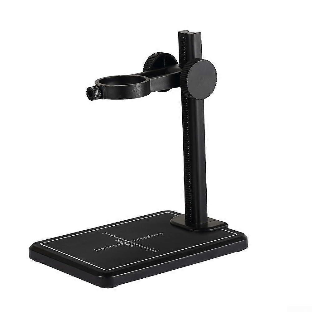 Microscope stand with stable base and adjustable clamp for easy use (black) Black