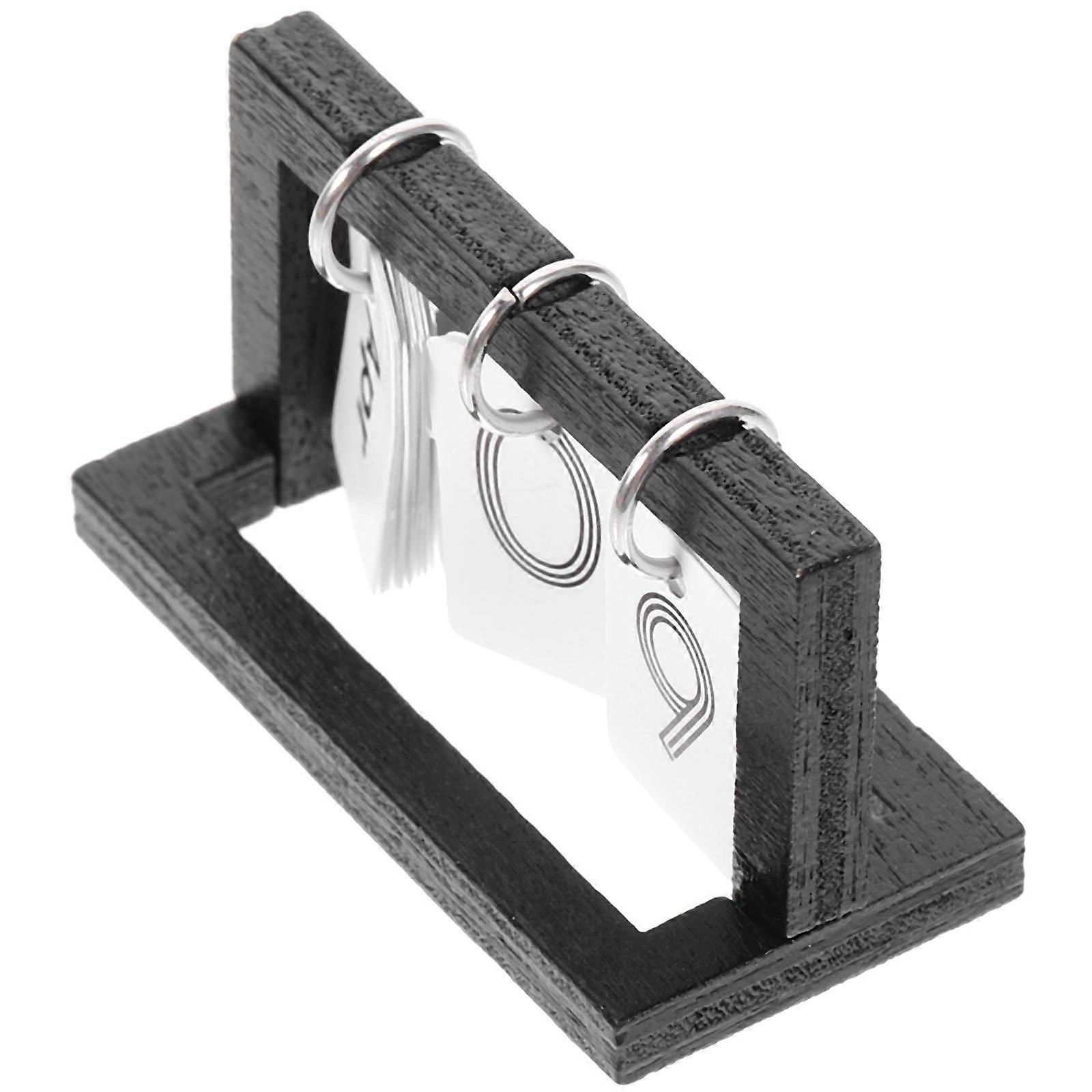 Doll House Flip Calendar Mini Desk Calendar Model Simple and Room Decorative Item 4.00X2.4X2.00CM 1Pcs