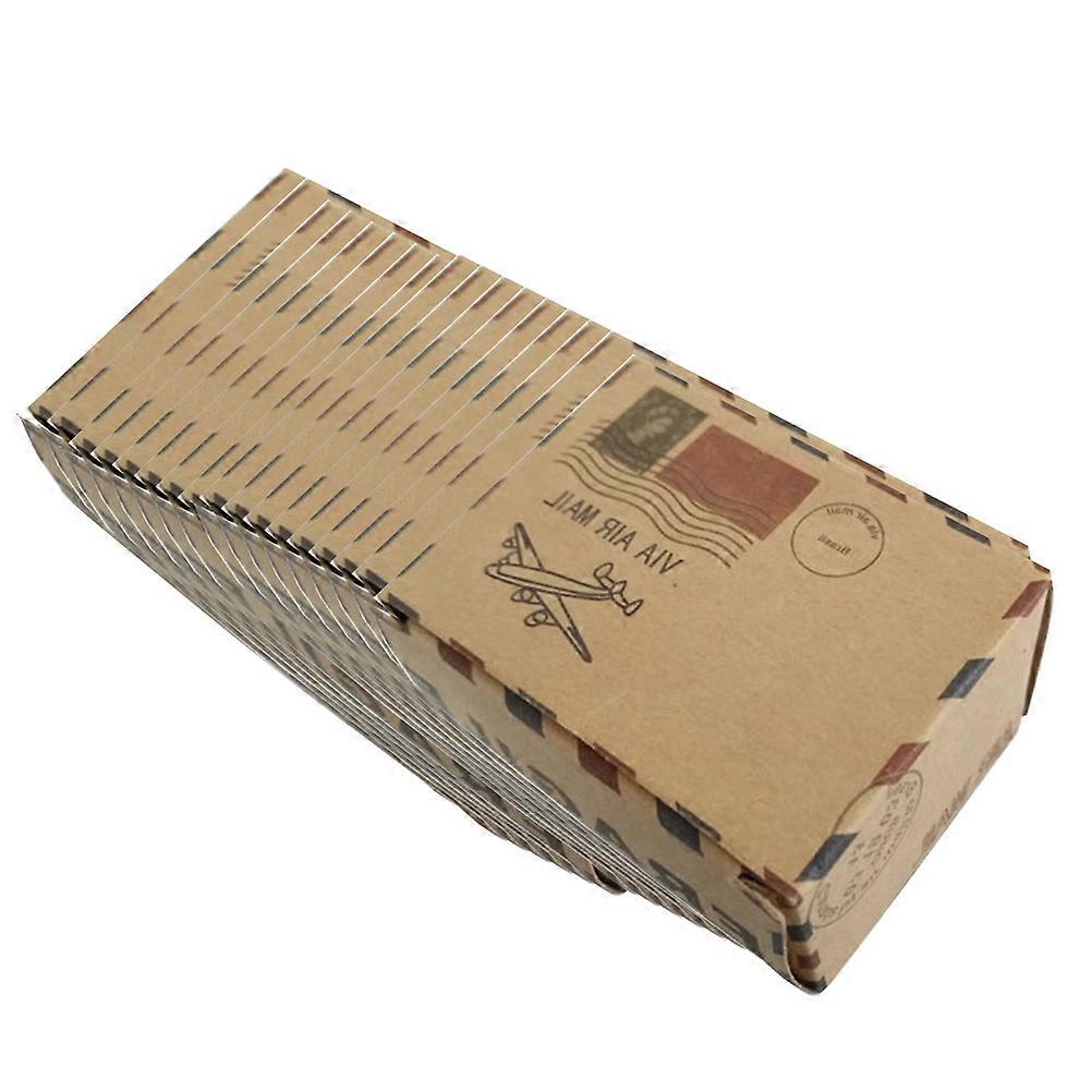 Light Brown Kraft Paper Mail Storage Box for Small Gifts and Crafts 40 pcs