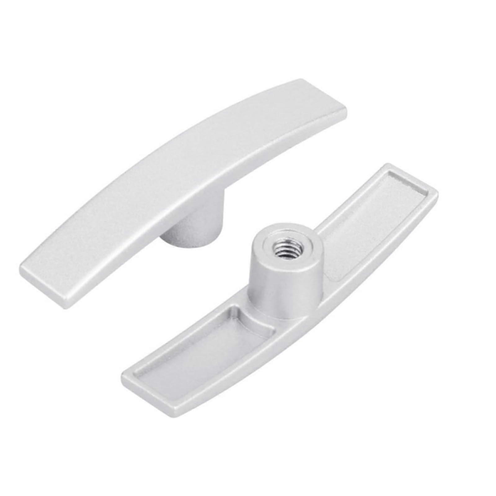 RV Waste Valve Handles T1003 6MN Replacement Drain Valve T-Handles Fits 2-In And 3-In Valves Aluminum T-Style Two-Pack