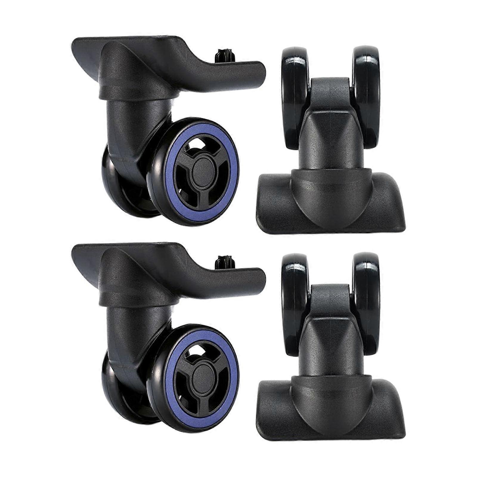 Universal Trunk Wheels Durable Mute Luggage Wheel Replacement for Suitcase