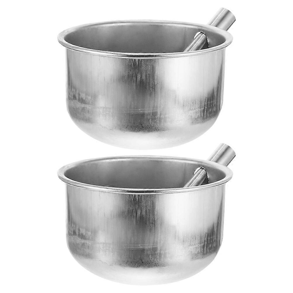 Automatic Pig Water Bowl Stainless Steel Drinking Feeder for Livestock with Large Capacity 2Pcs