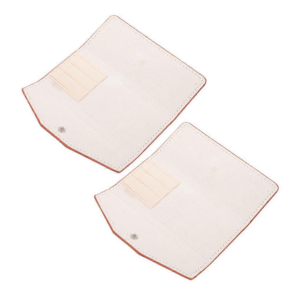 Portable Eyelash Tweezer Storage Case with Large Capacity and Durable PU Material White