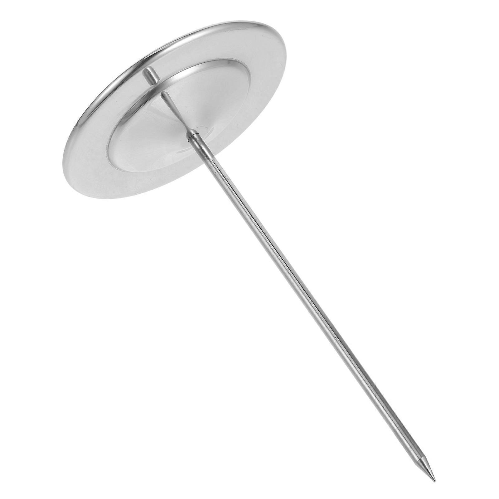 Stainless Steel Receipt Holder with Nonslip Base for Restaurant Use Portable and Stable Silver