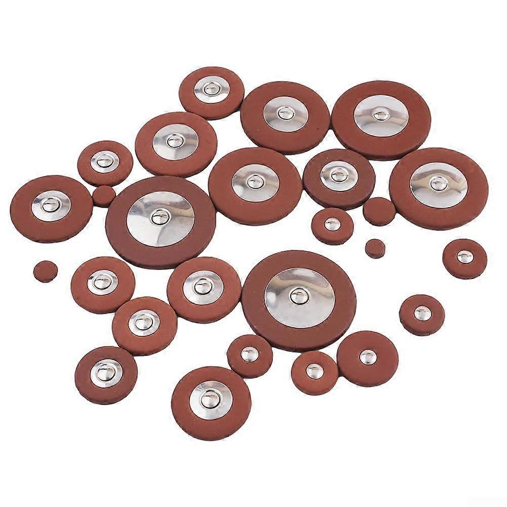 Saxophone pads, saxophone pads, saxophone  pad set, available in multiple sizes for comprehensive instrument maintenance (alto leather pad)