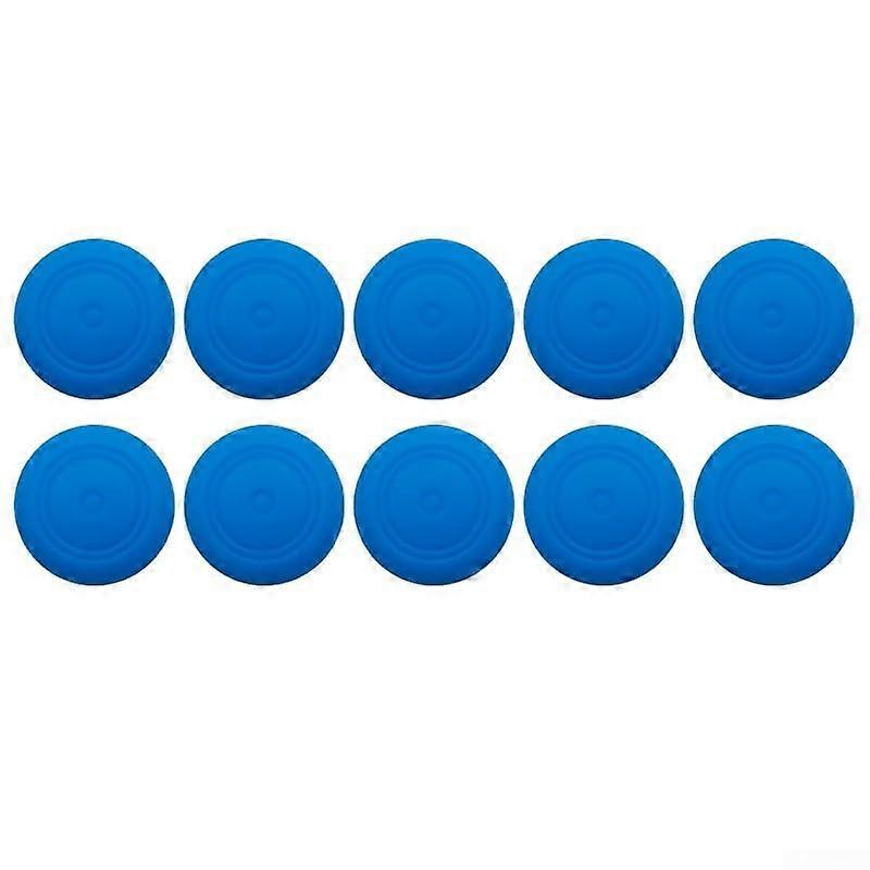Smooth Gameplay with this Set of 10 Ergonomic Silicone Thumb Grips, Compatible with Nintendo Switch Consoles (Blue)'