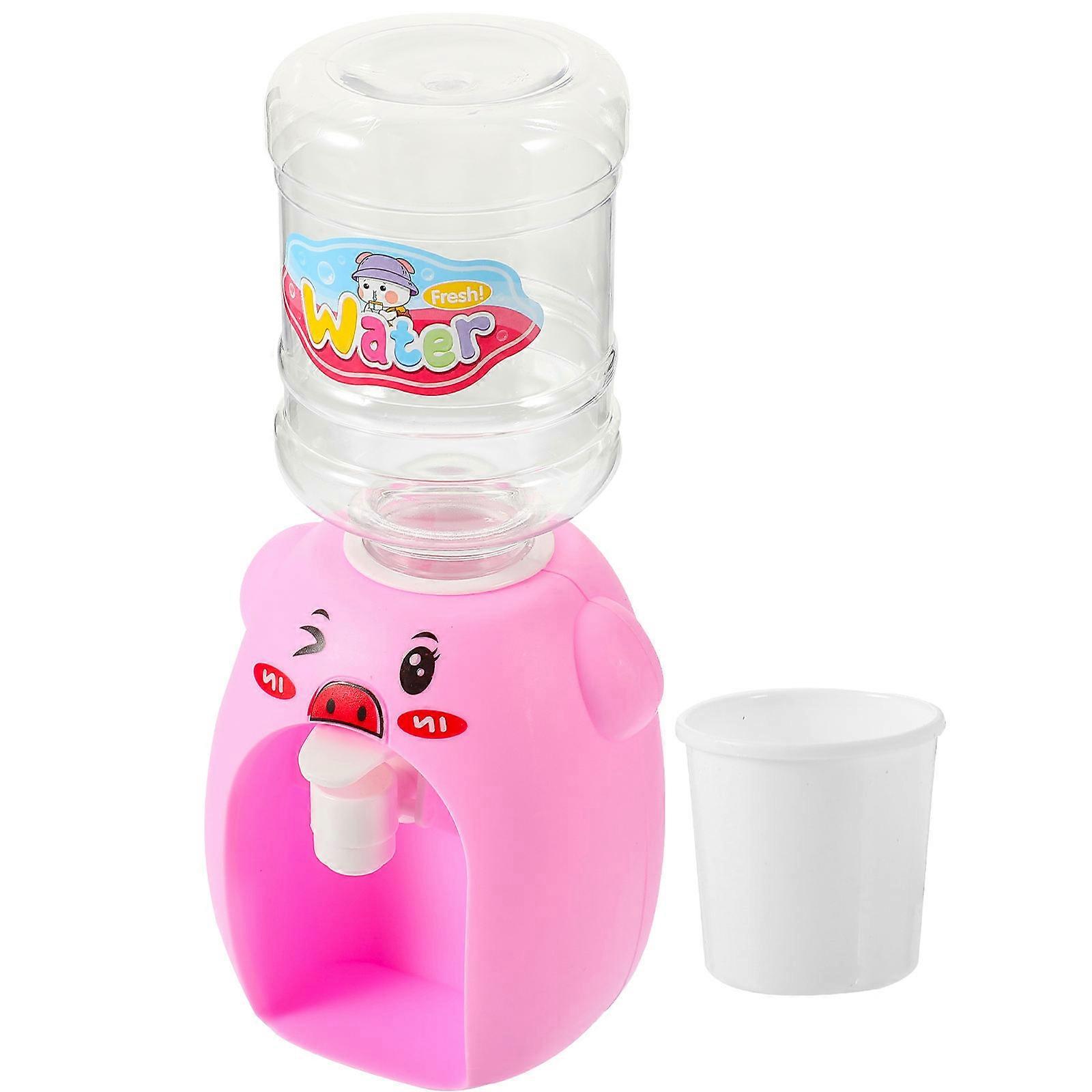 Kids Toy Water Dispenser Mini Drinking Fountain With Water Dispensing Feature For Children 18x7.7x7.7CM 1Set