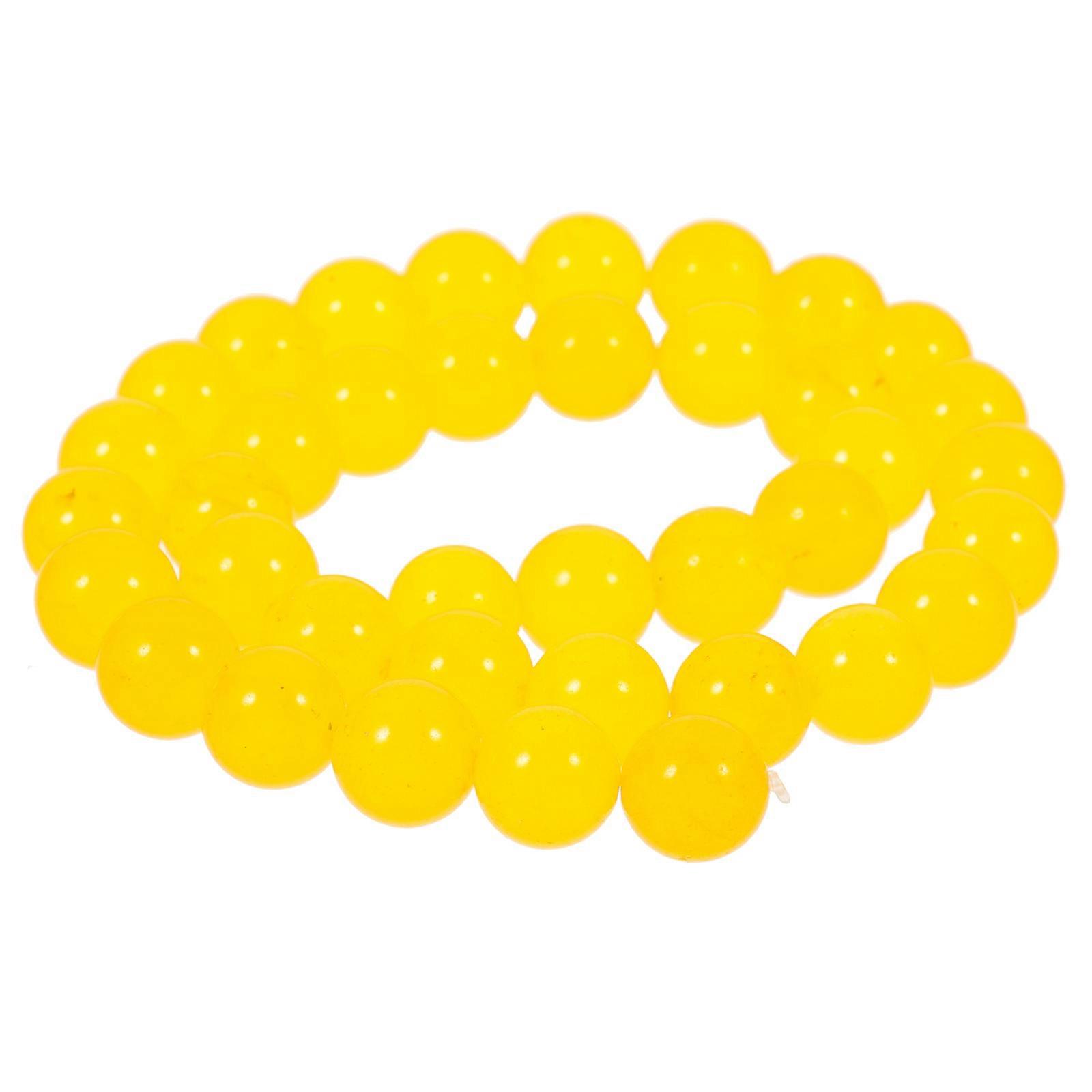 Citrine Beads for Jewelry Making Round Small Smooth and Durable 4mm