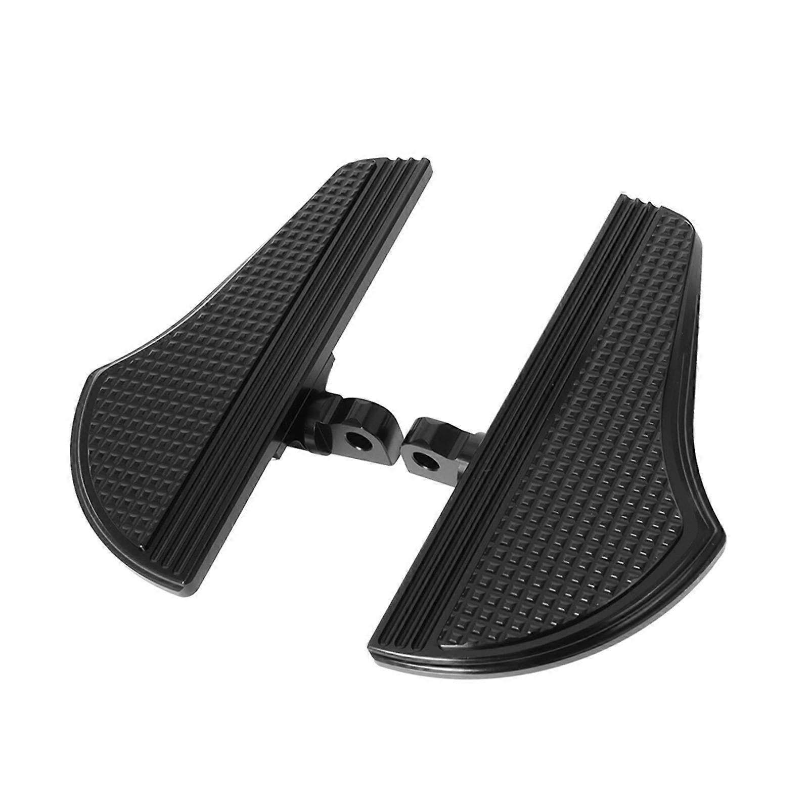 Footrest Pedal Set With 2 Motorcycle Passenger Footpegs For XL And Touring Models (Black)
