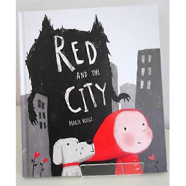 5-piece transparent acrylic bookshelf