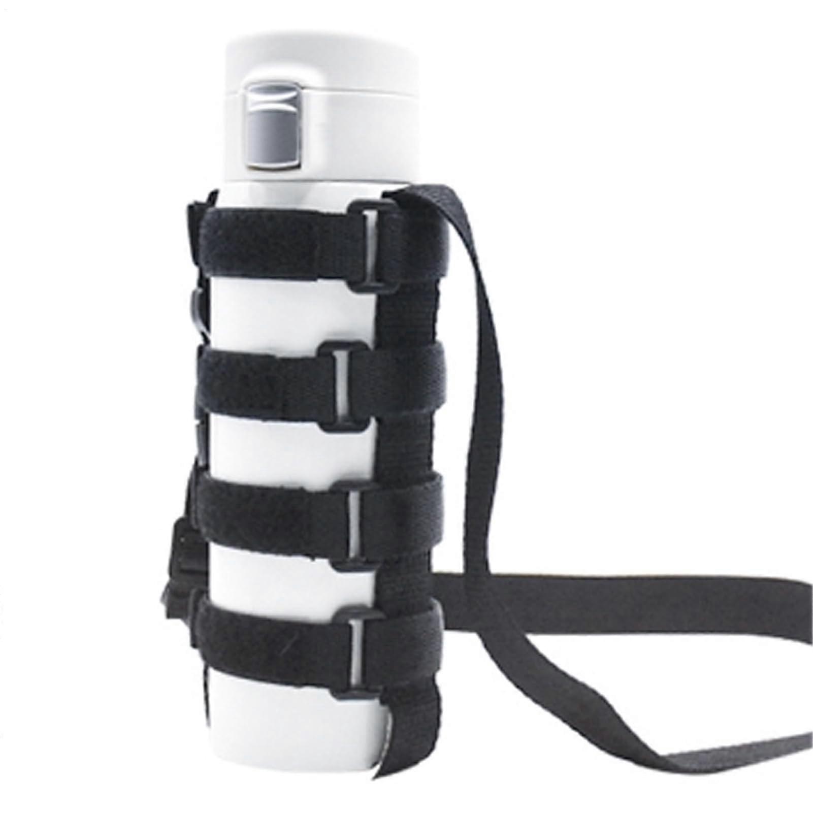 Drinking Bottle Holder, Adjustable Sport Cup Holder with Carrying Strap for Climbing, Cycling and Hiking