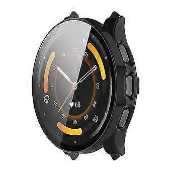 Stoßfeste Uhrenhülle kompatibel mit Garmin Venu 3 und Schutzfolie aus gehärtetem Glas