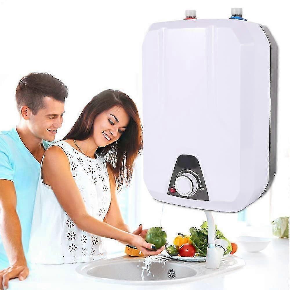Sıcak Tankless Su Isıtıcı, Elektrikli Sıcak Su Isıtıcı - Mutfak Ev Elektrikli Sıcak Su Tatil Noel Hediyesi, 8l