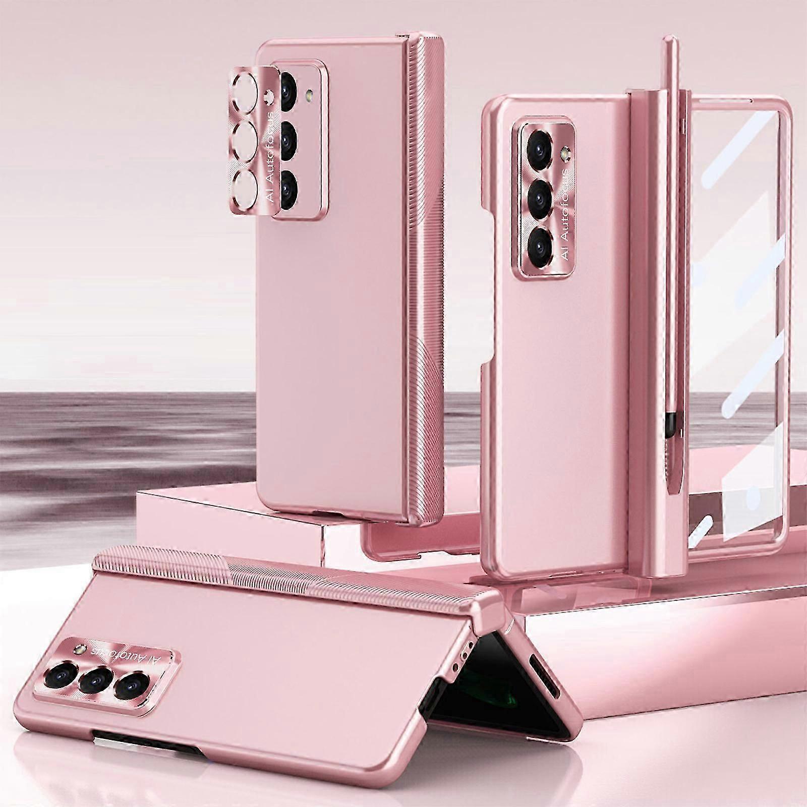 for Samsung Galaxy Z Fold 5 Case with S Pen Holder & S Pen, Screen Protector & Hinge Protection Case Z Fold 5 Case with Lens Protection