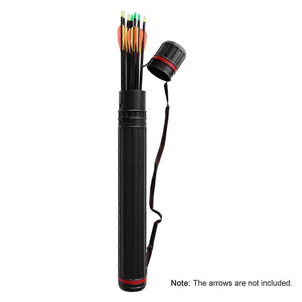 Telescopic Archery Arrow Case Carrier Tube with 2 EVA Foam Arrow Protection Racks Holders