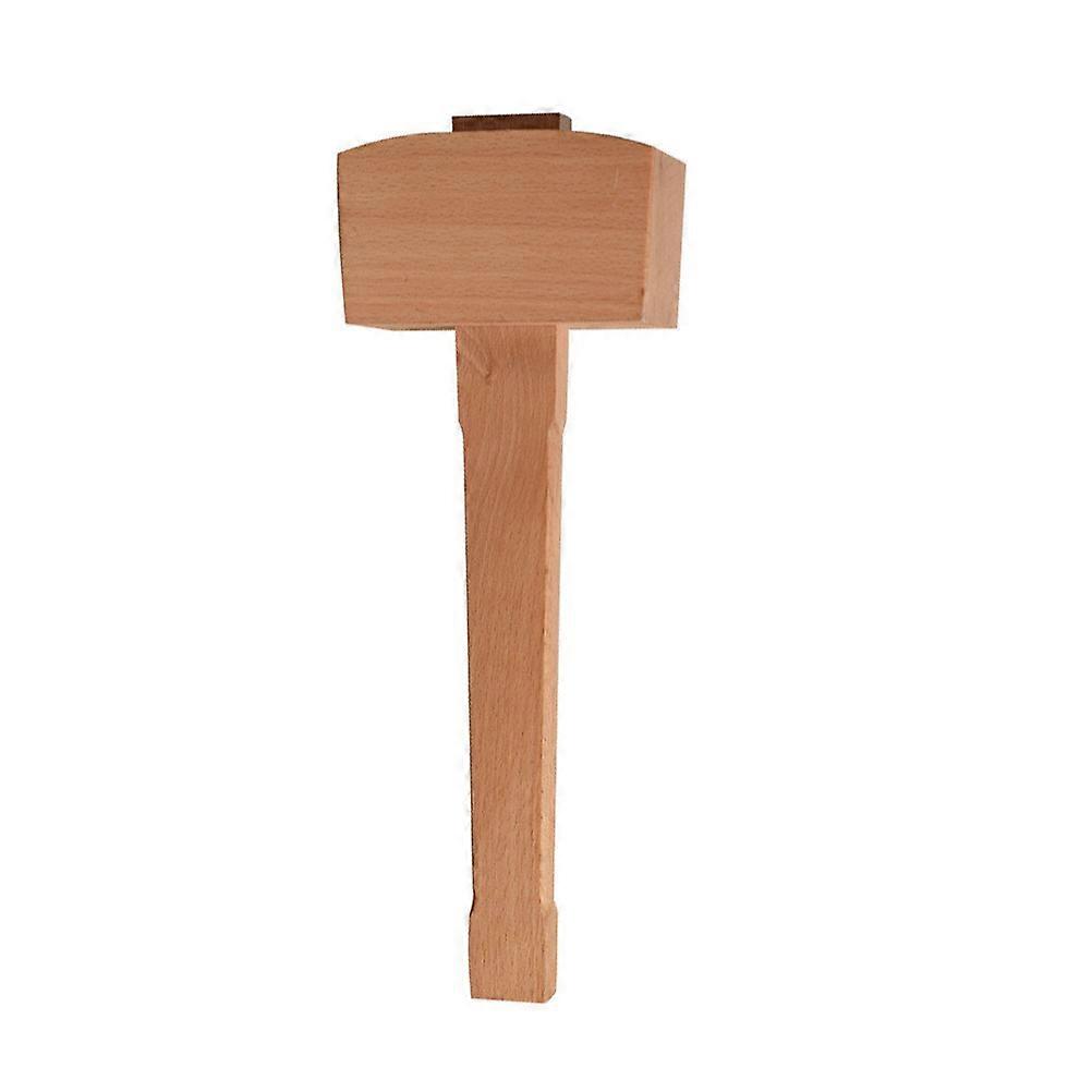 Handmade Beech Wood DIY Hammer for Carpentry Woodworking – Smooth Polished Mallet for Craft Stamping and Crafting