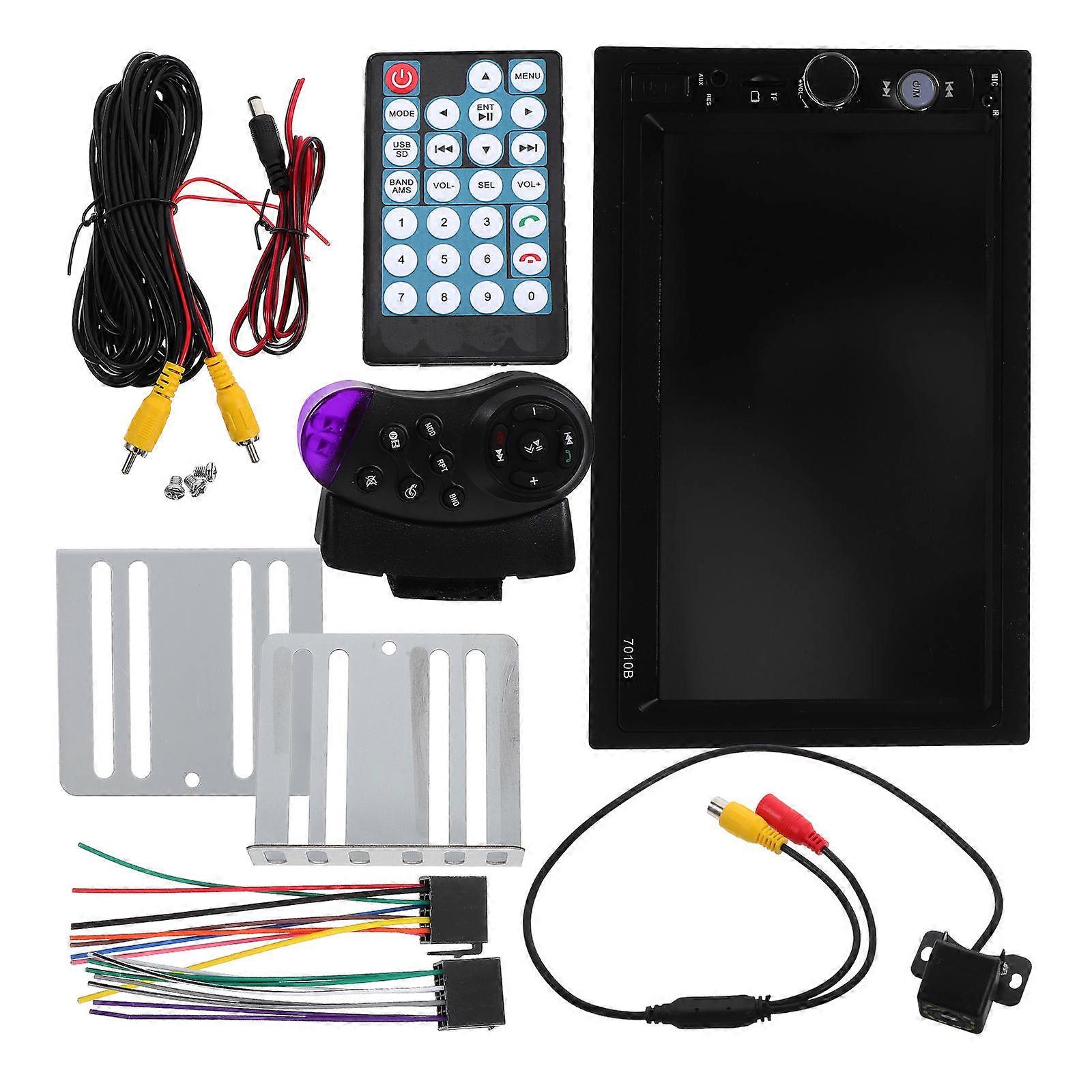 Vehicle Audio Player Featuring Hands-Free Calling For Driving 18.80X11.60X0.50cm Dual-Din Design 1 Set