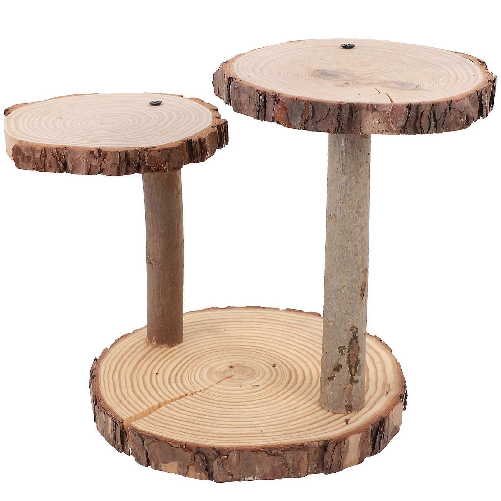 Wooden Storage Rack for Home Decoration Multi-color Synthetic Material Plant Stand 1Pc