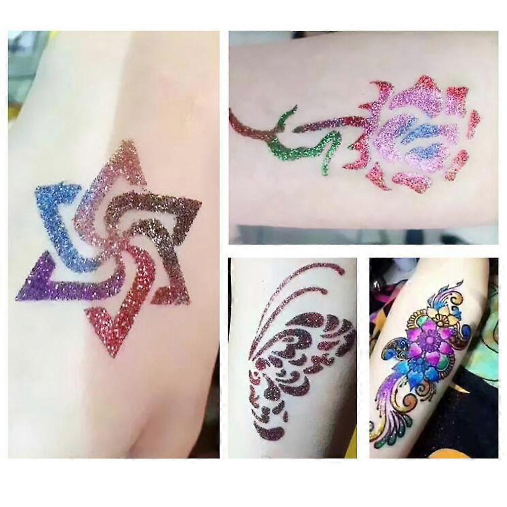 Artistic Glitter Tools, Perfect for Body Painting and Craft Projects