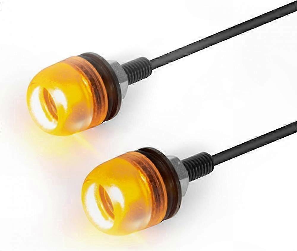 Compact LED Turn Signals for Motorcycles, Small Micro Mini Design