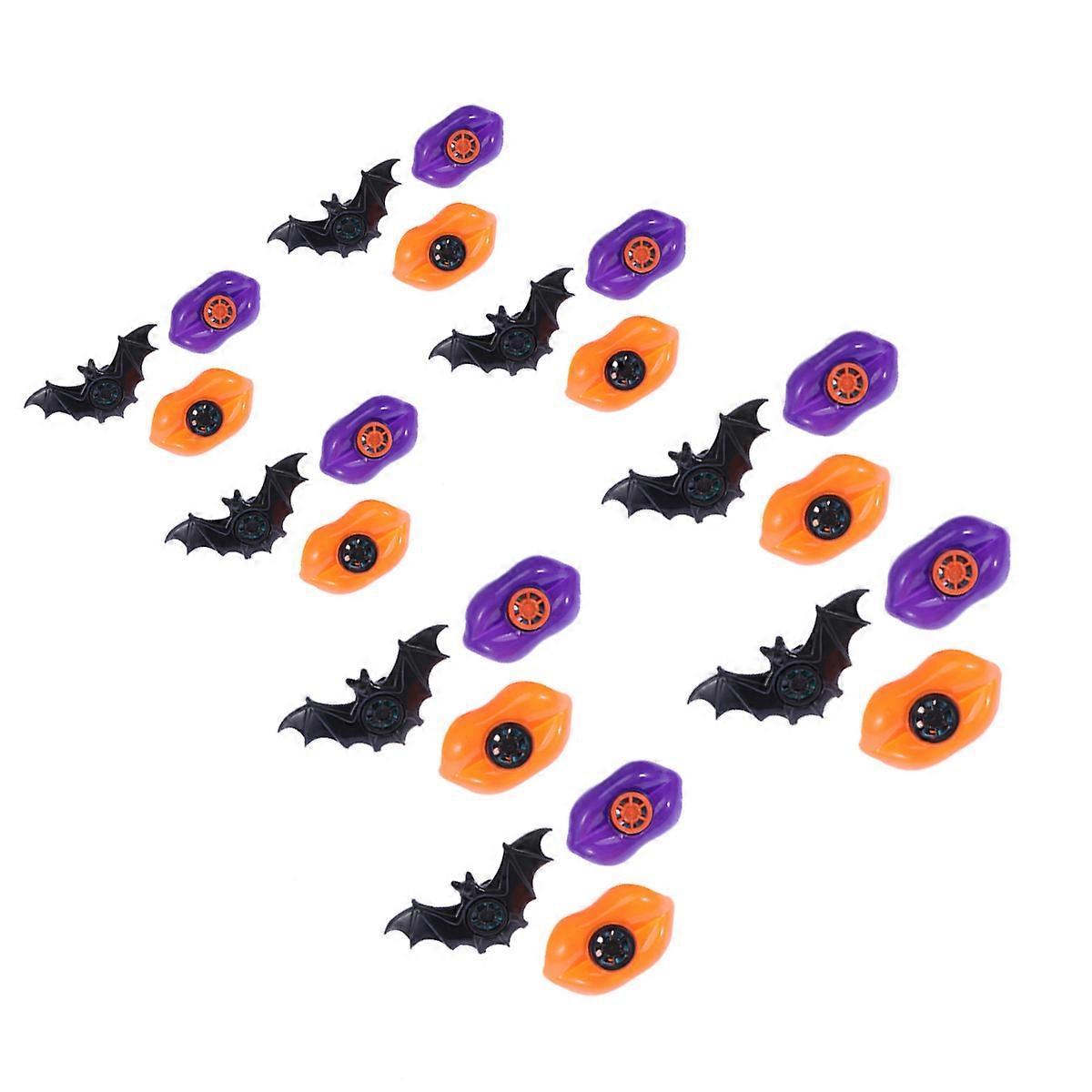 Halloween Bat and Lip Whistle Toy Party Favors for Kids Assorted Color Plastic 24pcs