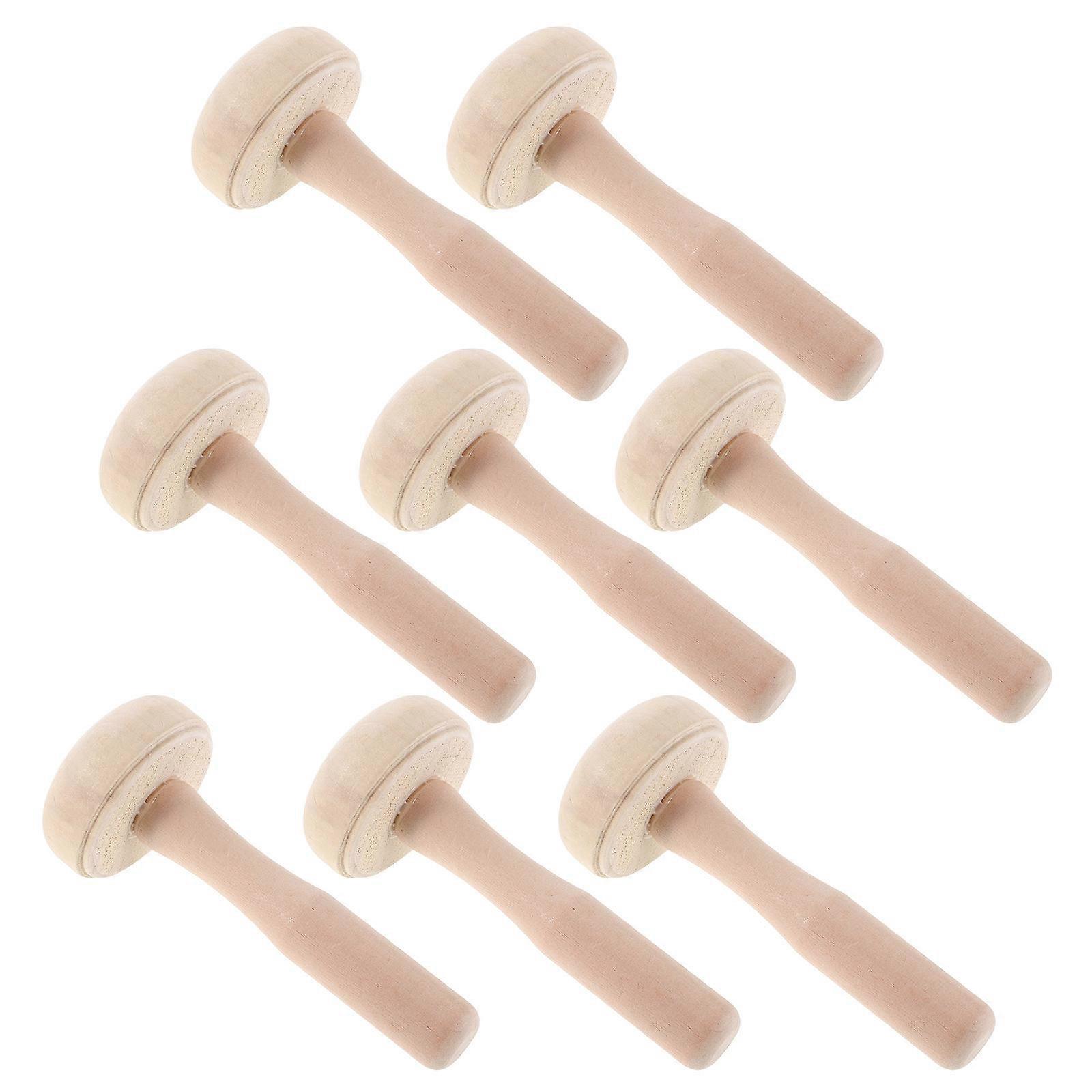 Printmaking Tool Kit Wooden For Art Projects Painting Supplies Mushroom Shaped 8Pcs