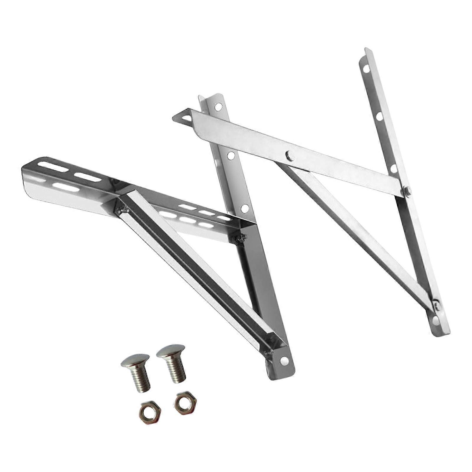 Robust, detachable bracket for HVAC mounting, split wall bracket for air conditioning systems, heat pump systems