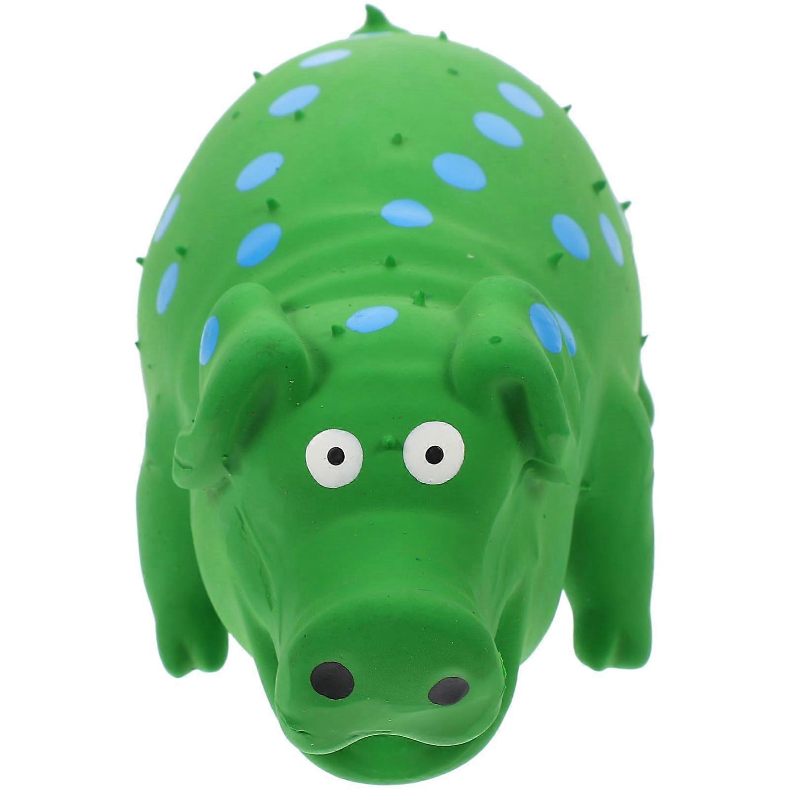 Dog Toy Cartoon Pig Chew Toy for Strong Teeth Cleaning Durable and Noise-Free for Small and Medium Dogs