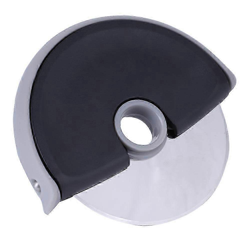 Stainless Steel Pizza Cutter Wheel with Protective Blade Guard - Effortless Cutting Tool for Perfect Pizza Slices