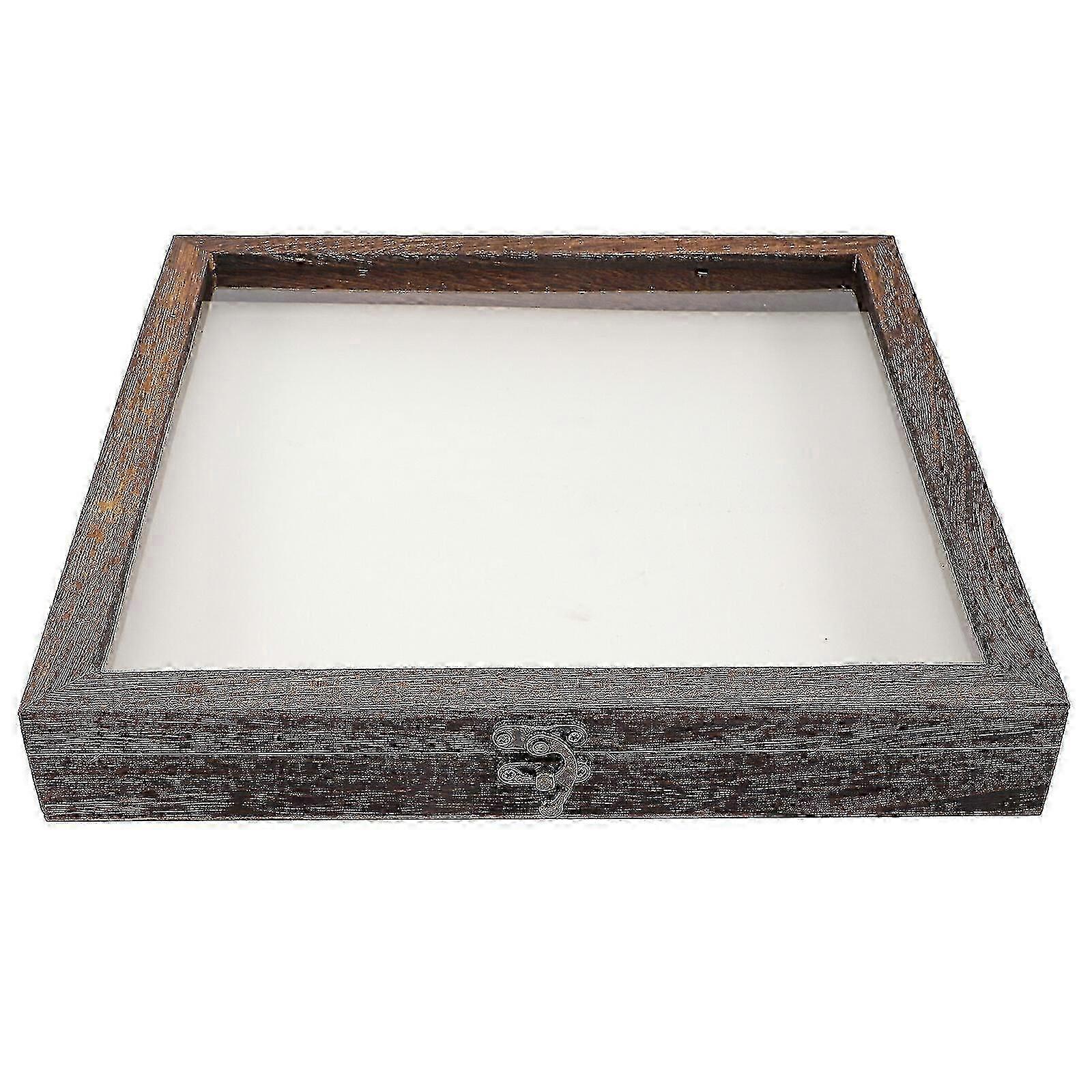 2025 Wooden Insect Specimen Display Case Protective Specimen Storage Box With Eva Pad Tw-Fian