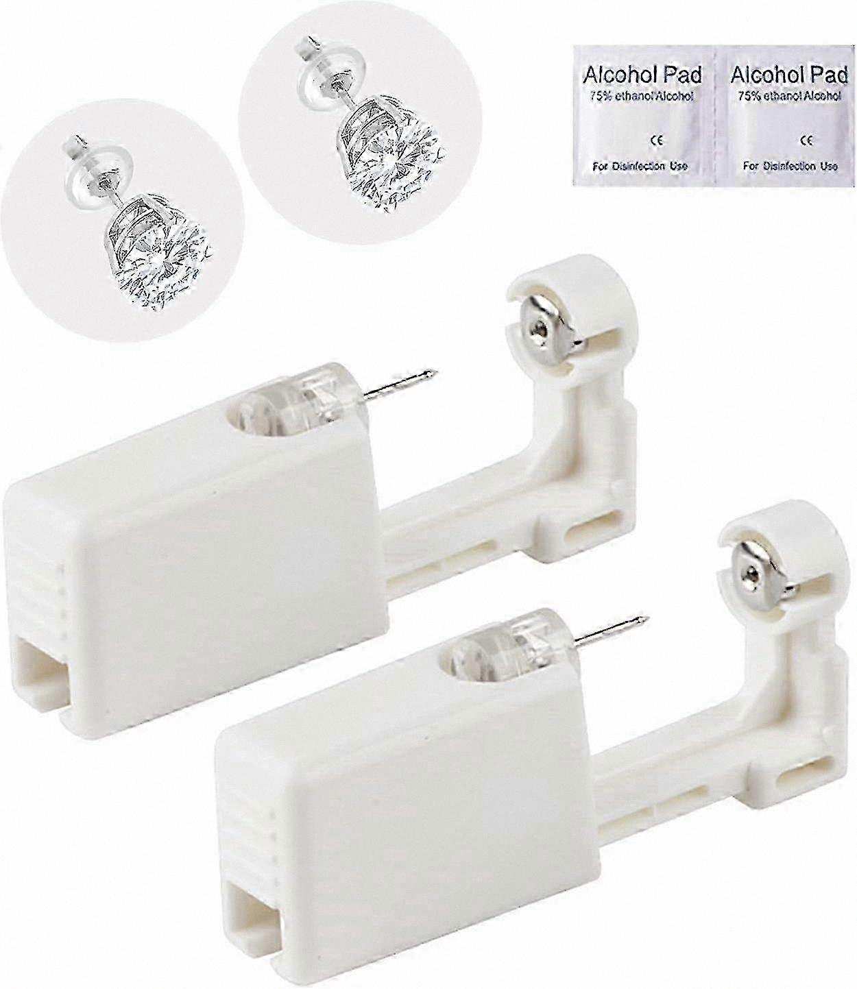 Ear Piercing Tool Kit with Studs, 2 Pack for Sensitive Ears