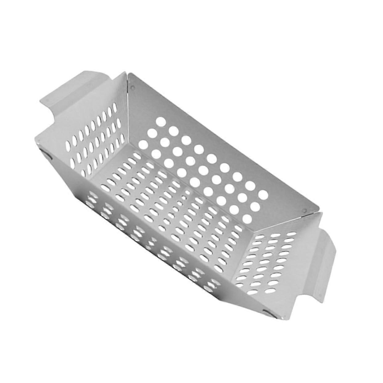 Practical Double Handle BBQ Grill Tray for Gas and Charcoal Grills, Carry Resistant, Ideal for Family Celebrations