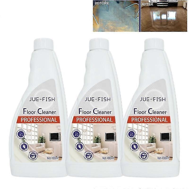 Nettoyeur de sol 3pcs pour tous les aspirateurs et vadrouilles robotisés, solution liquide de nettoyage des sols compatible avec Roborock et Omo Joint