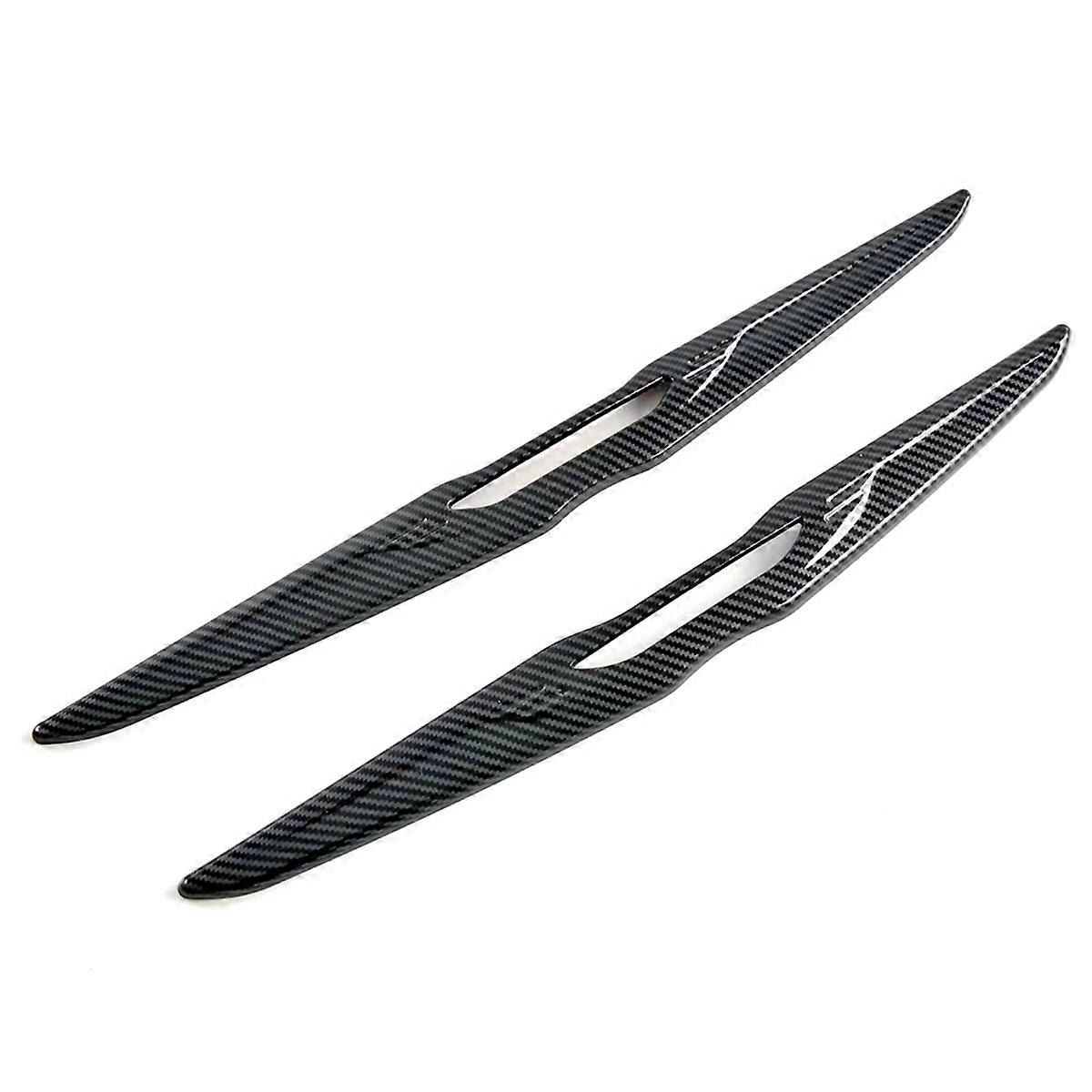 Carbon Fiber Front Rear Emblem Molding Trim Kit for 300 300C 2015-2022 Emblem Cover Exterior Accessories