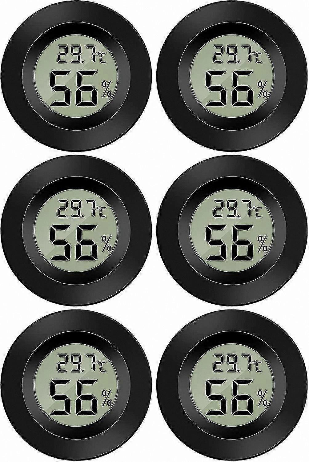 Portable LCD Thermometer Hygrometer for Temperature and Humidity Monitoring in Office, Kitchen, Humidors, and Incubators