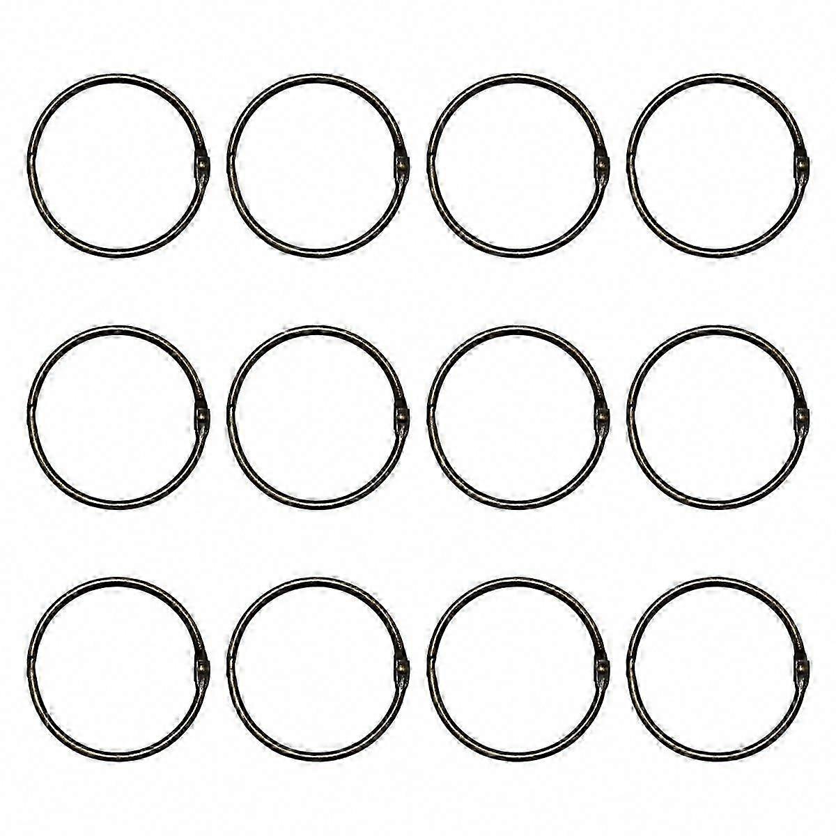 مقاوم للصدأ المضادة للسقوط دش الستار حلقات وخطافات - حلقات معدنية مستديرة لستائر الحمام