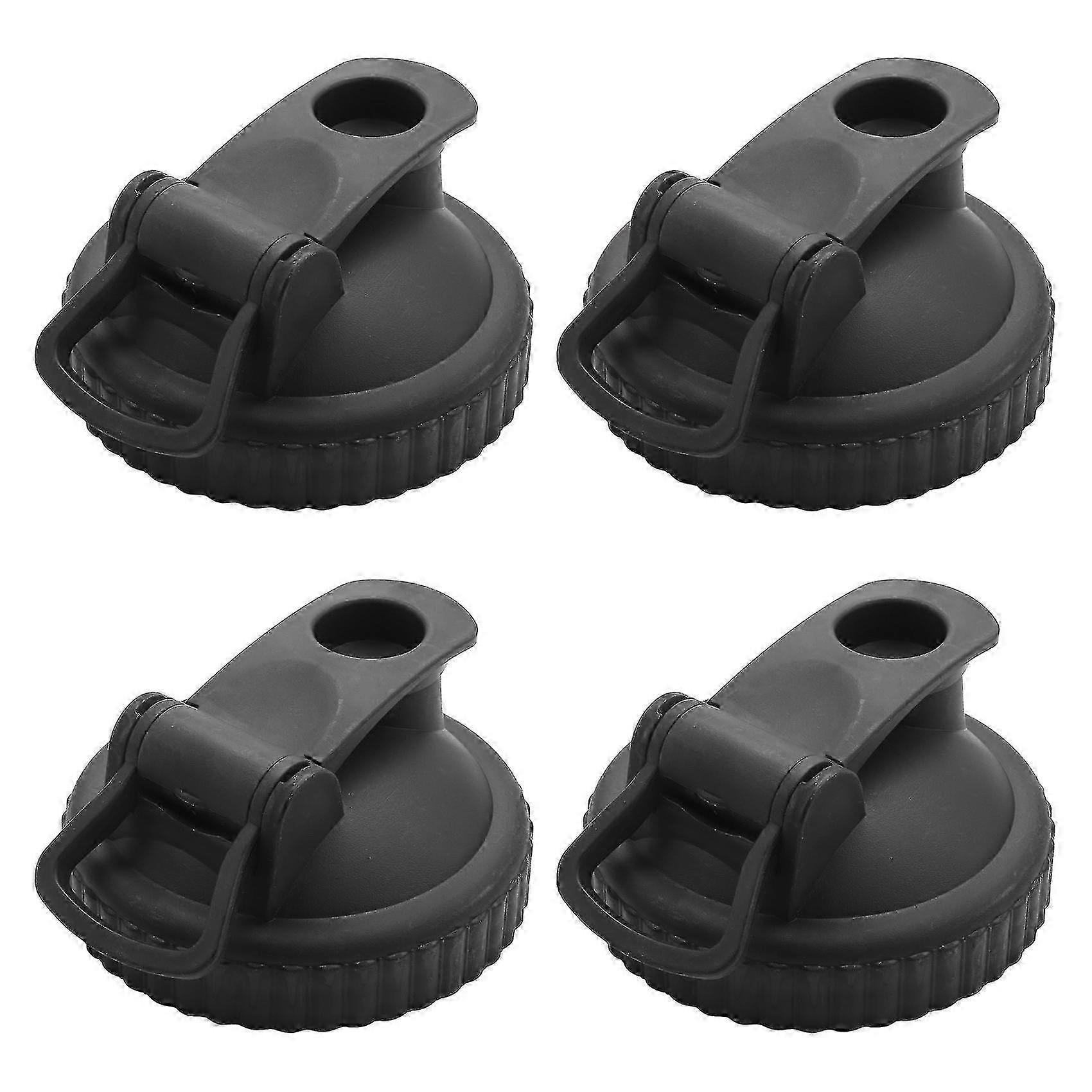 Jar Lids - 4 Pack Canning Lids Flip Cap Lids with Leak-Proof Seal Storage Caps with Easy Pour Spout