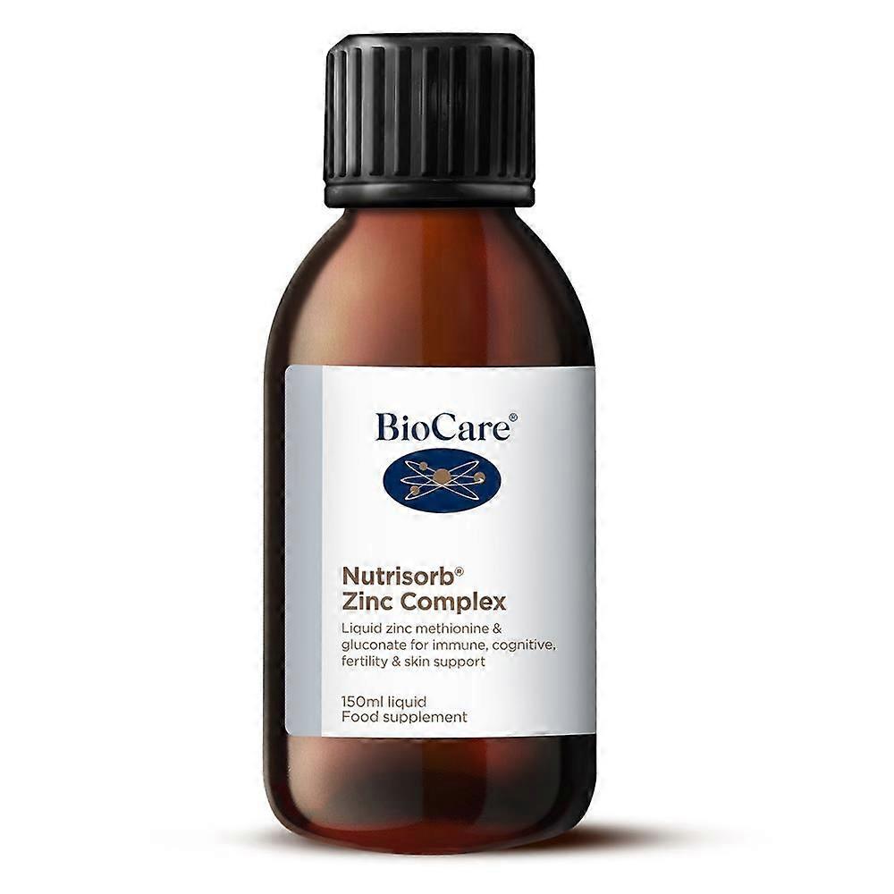 Biocare Nutrisorb Liquid Zinc Complex 150ml - 2 Pack