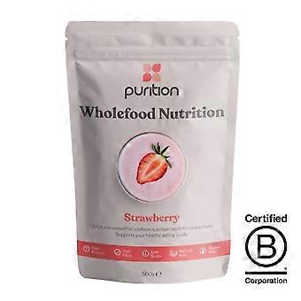 Purition Wholefood Nutrition Strawberry 500g - 3 Pack