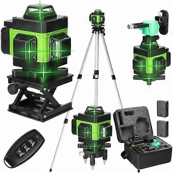 Laser Level, x 360° 4D 16 Lines, Equipped with Self-check and Calibration Function