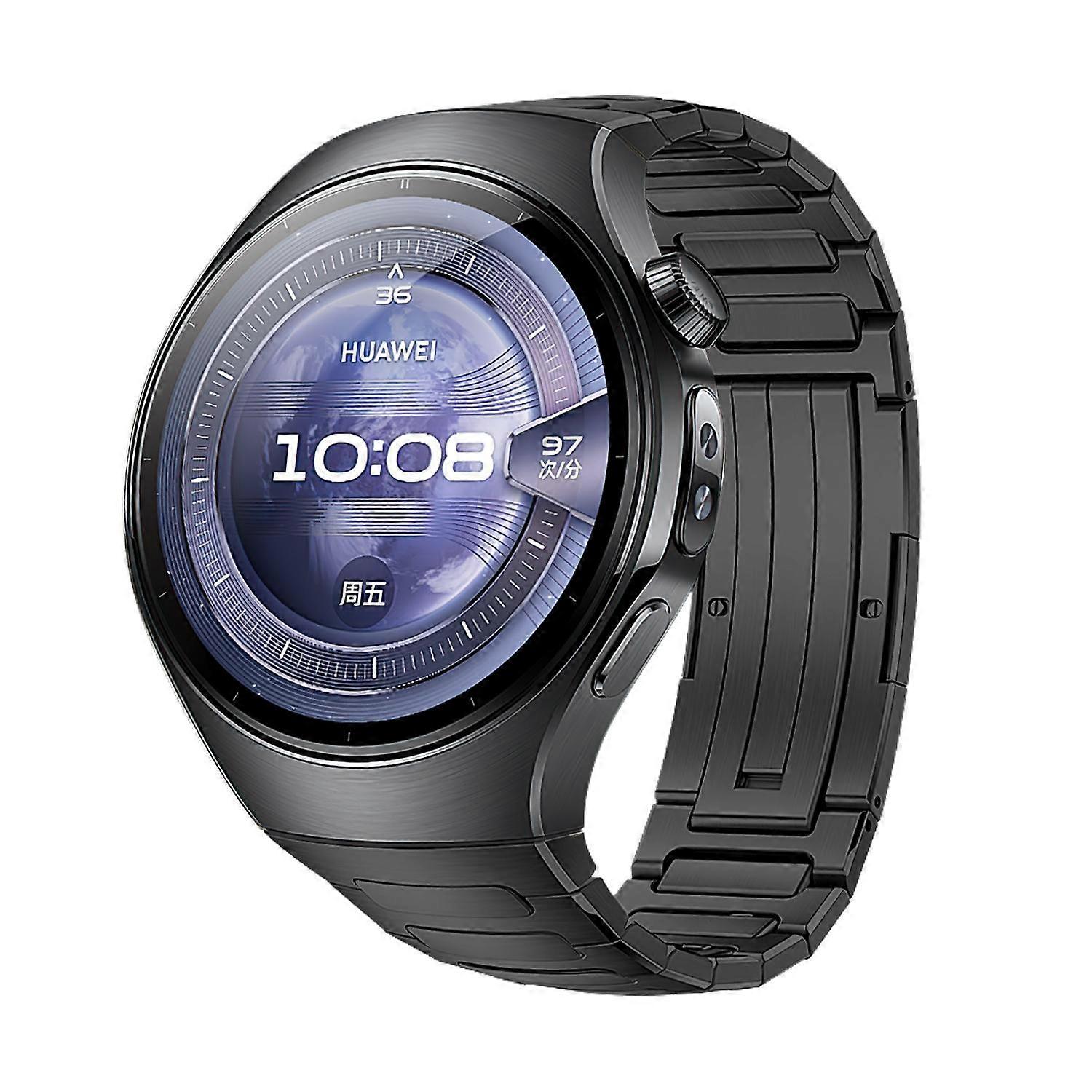 I-Shaped Titanium Alloy Metal Watch Band For Huawei Watch 5 46mm