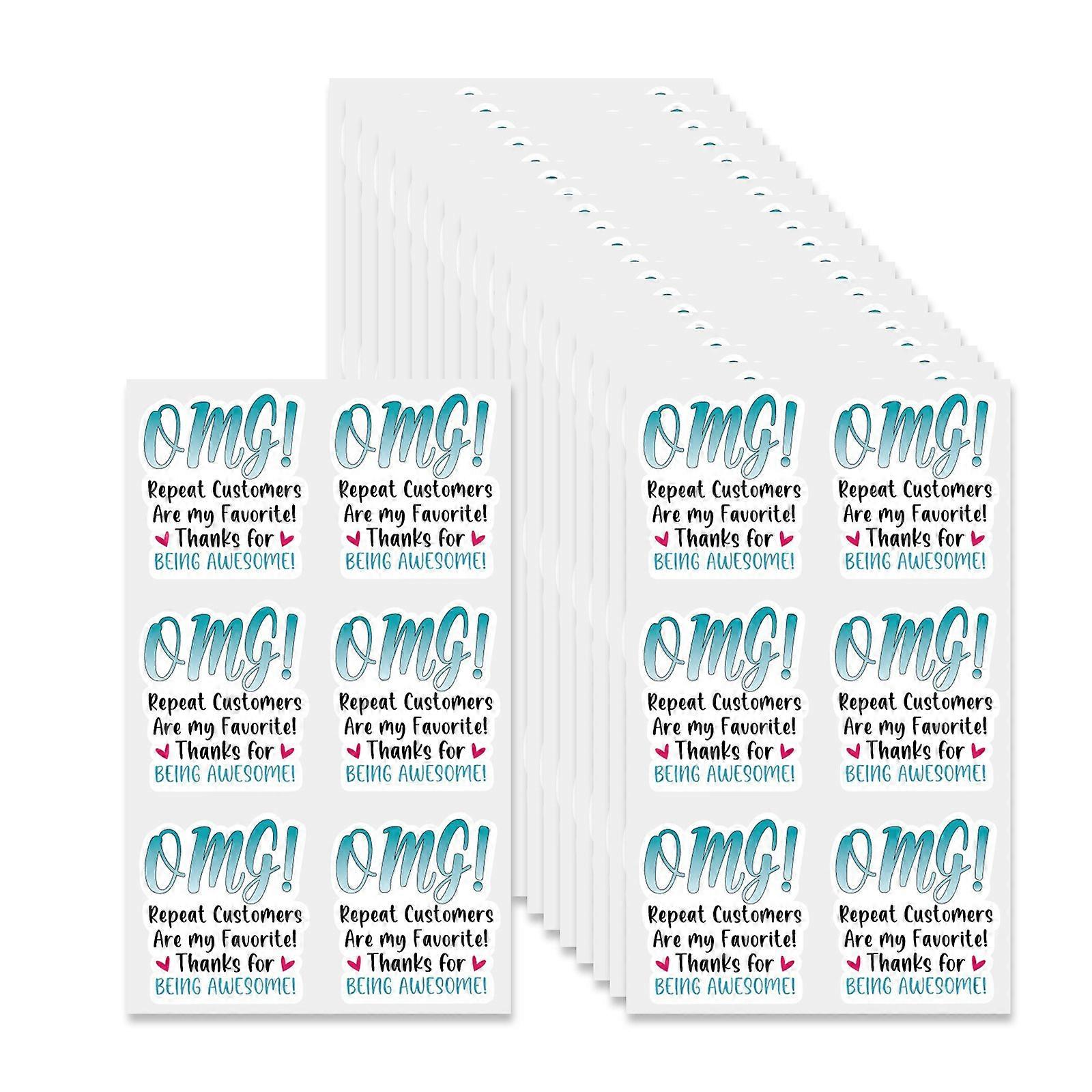 20Pcs Adhesive Sealing Label for Seal Envelope Invitations Card Mailing Thank You Sticker for Small Business Owner Multicolor