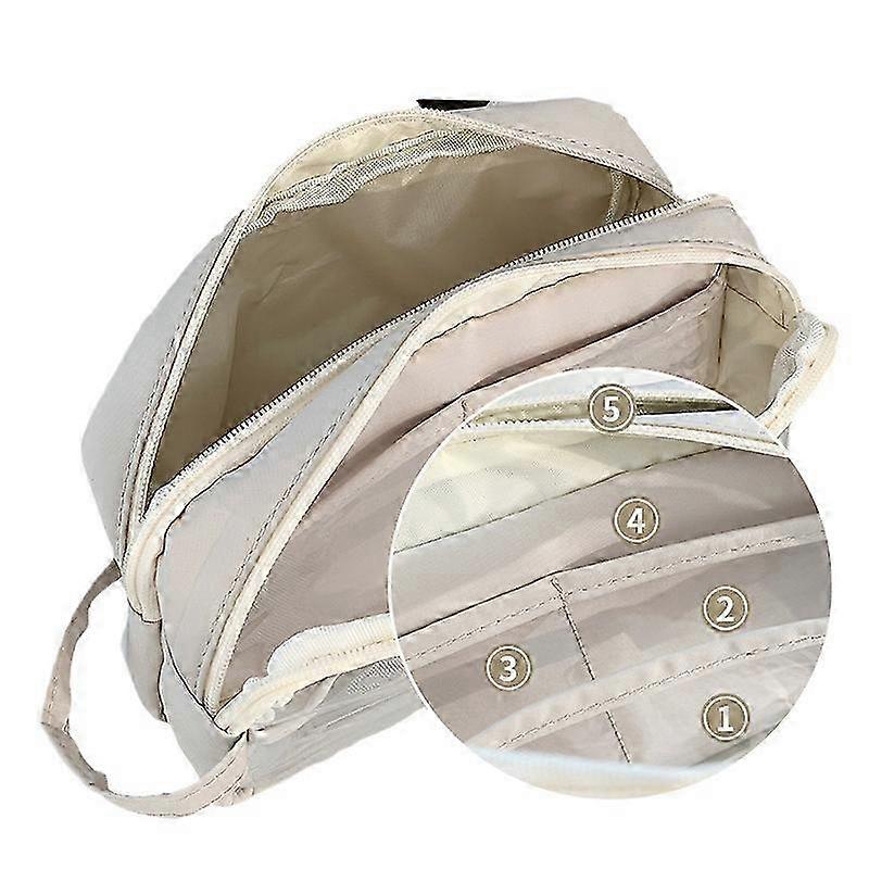 Simple transparent handheld large capacity junior high school stude...