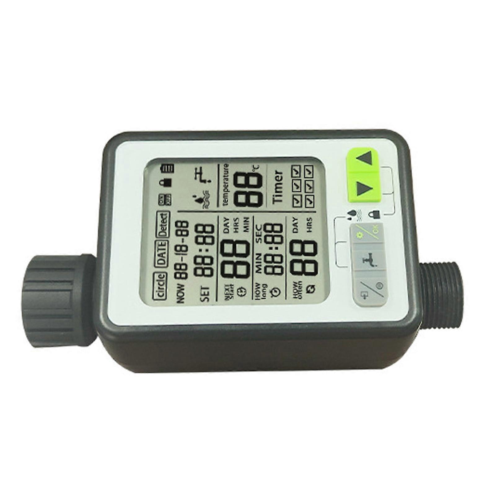 Automatic Watering Timer 3 Modes Rain Sensor 3/4in NPT Yard