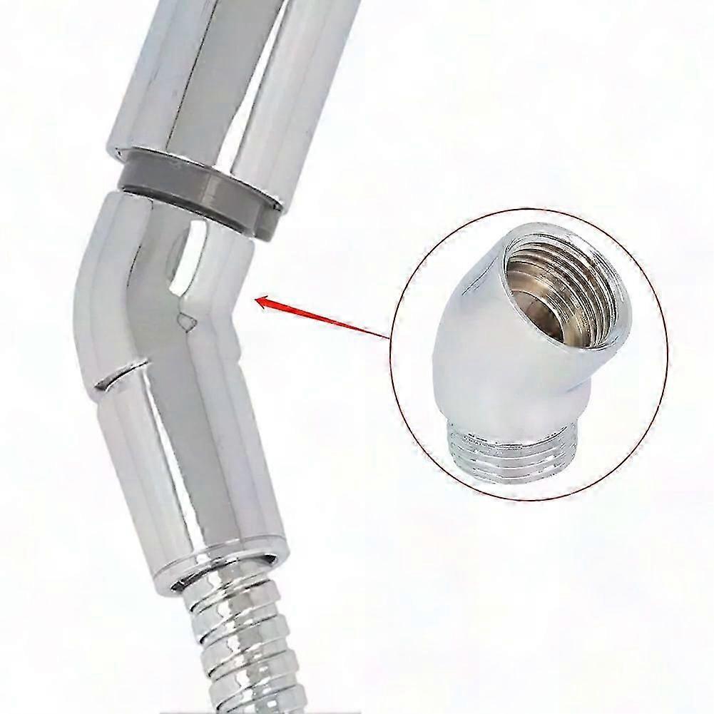 G1/2 Shower Head Angle Adapter Connector Replacement for Handheld Shower